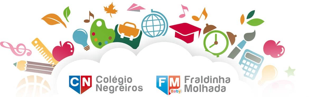 Logo da Escola - Colégio Negreiros - Fadinha Molhada